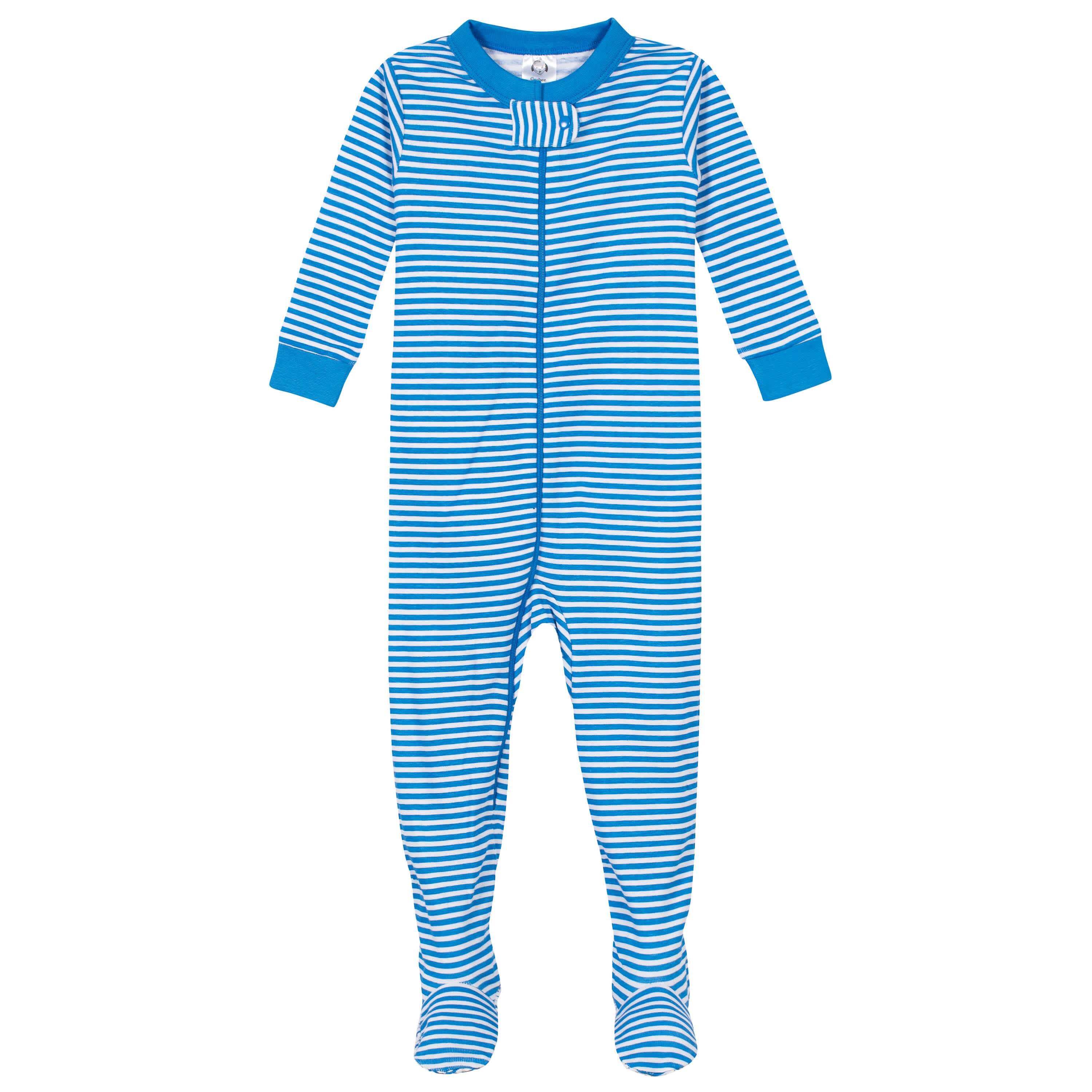 4-Pack Baby & Toddler Boys Dinosaurs & Space Snug Fit Footed Cotton Pajamas-Gerber Childrenswear