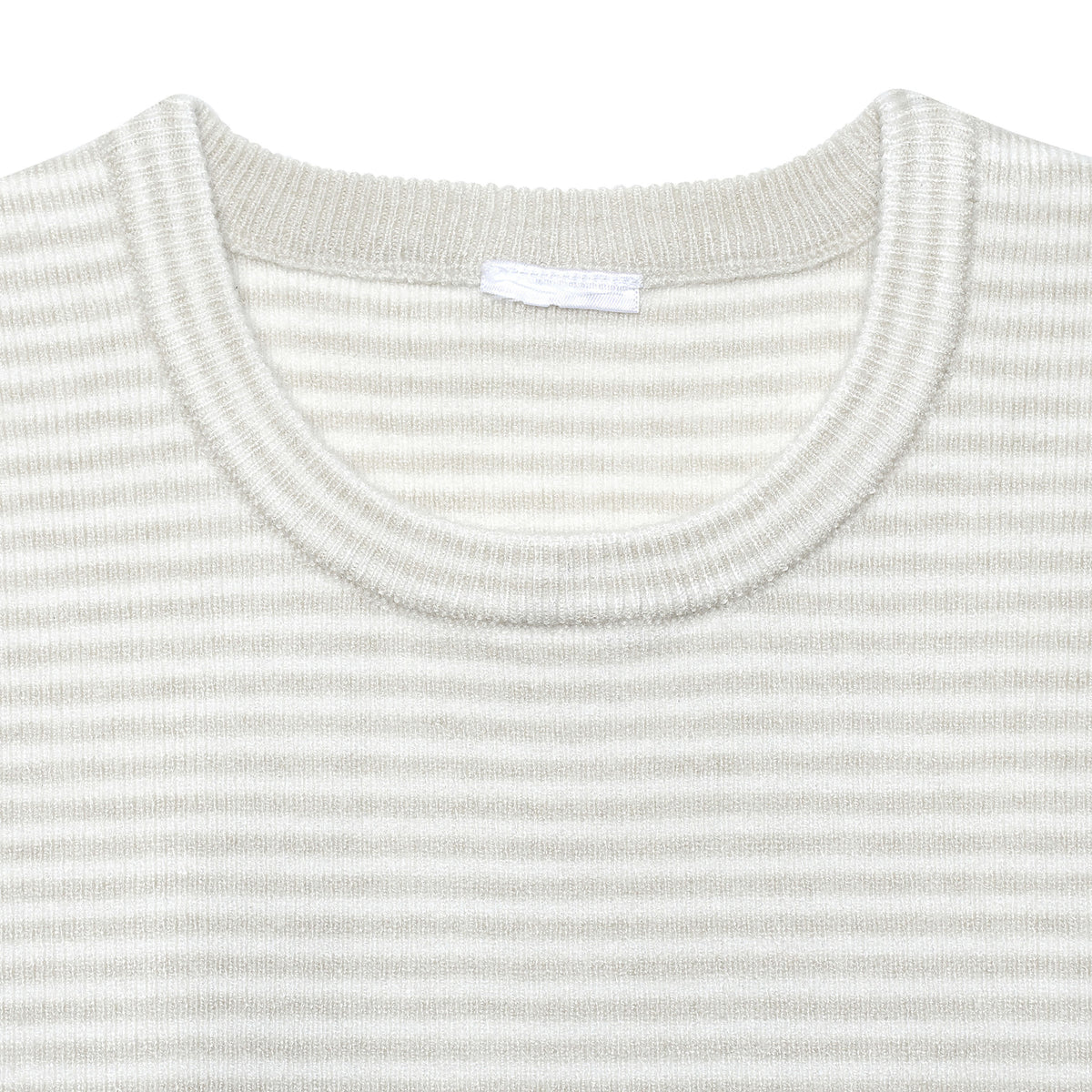 Infant & Toddler Boys Oatmeal Heather Striped Sweater with Pocket-Gerber Childrenswear