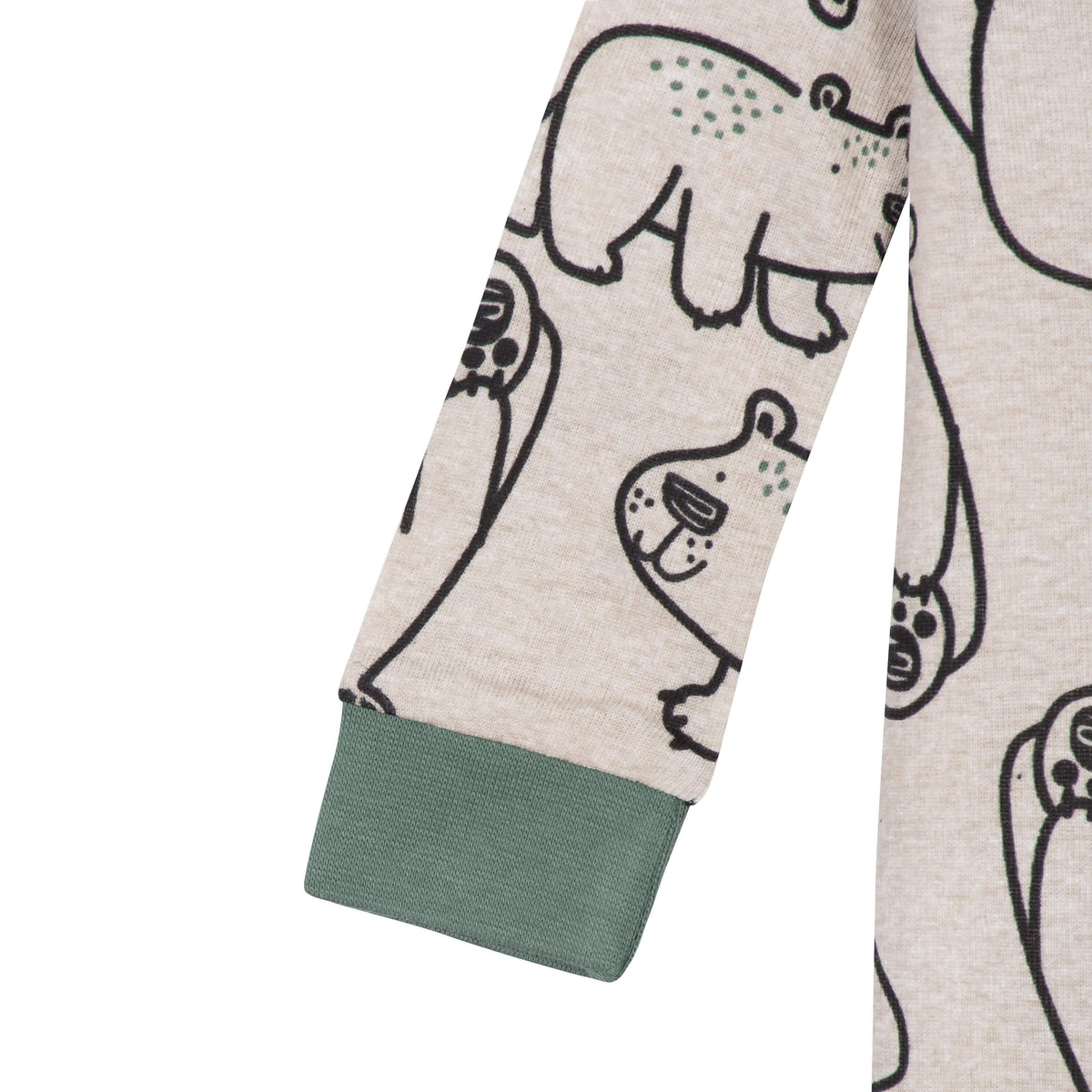 2-Pack Baby & Toddler Boys Bear Snug Fit Footed Cotton Pajamas-Gerber Childrenswear