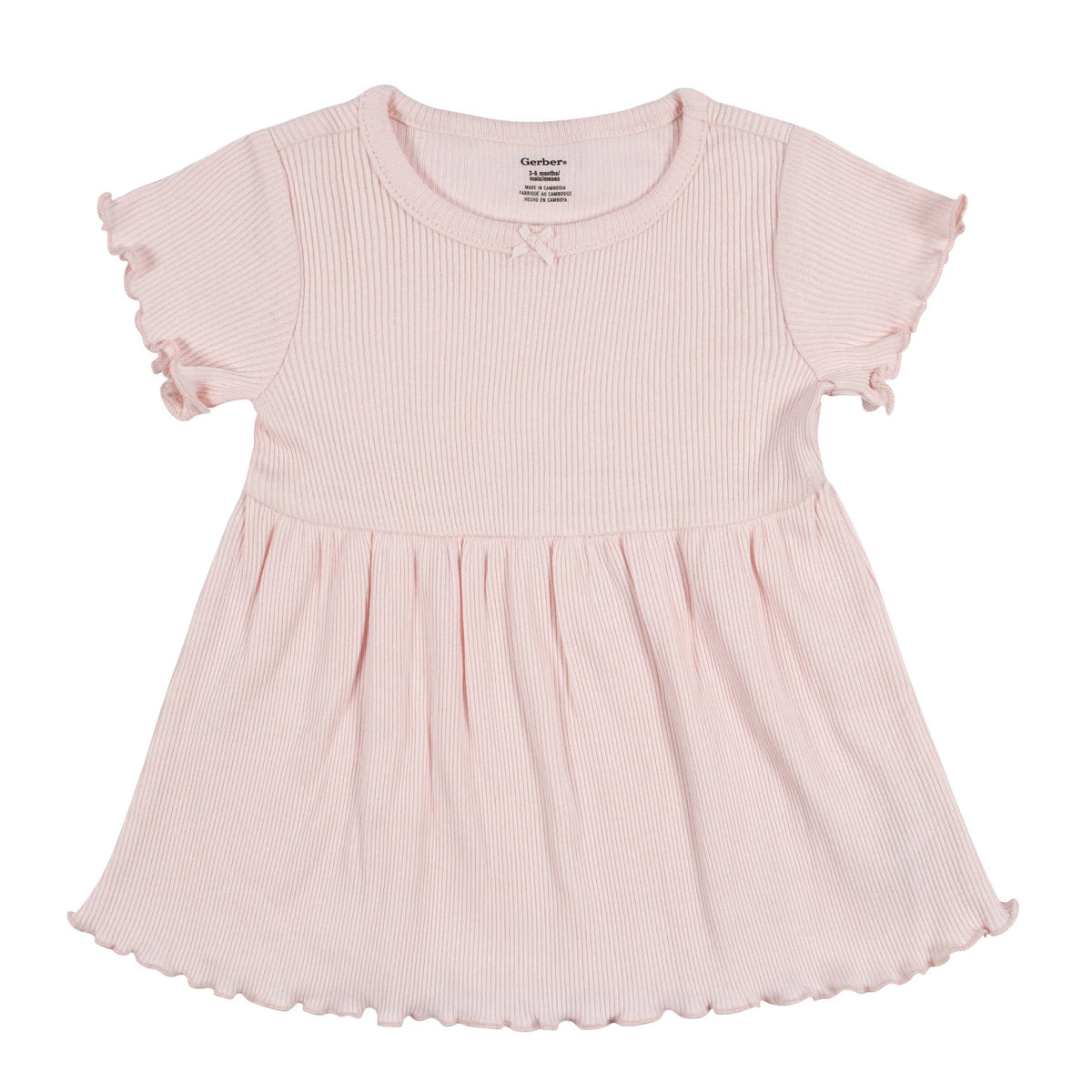 2-Pack Baby & Toddler Girls Sweet Florals Short Sleeve Cotton Dresses-Gerber Childrenswear
