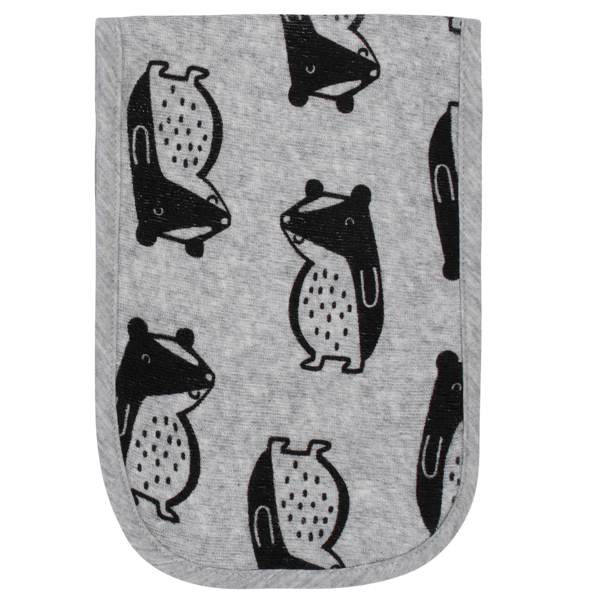 4-Pack Baby Boys Comfy Stretch Badger Burp Cloths-Gerber Childrenswear