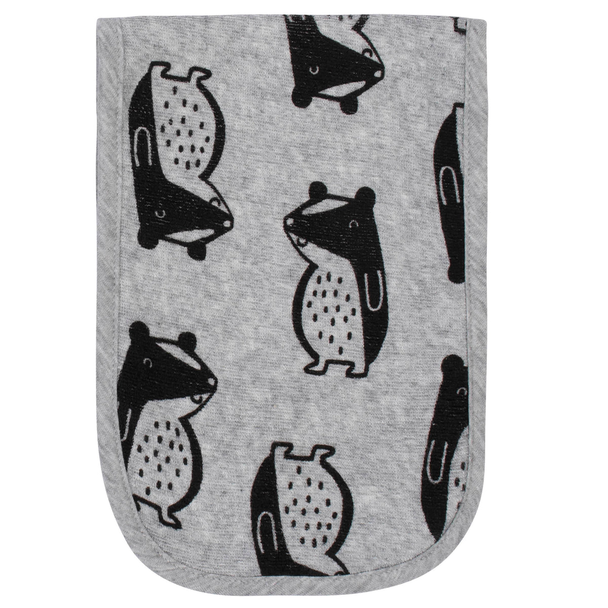 4-Pack Baby Boys Comfy Stretch Badger Burp Cloths-Gerber Childrenswear
