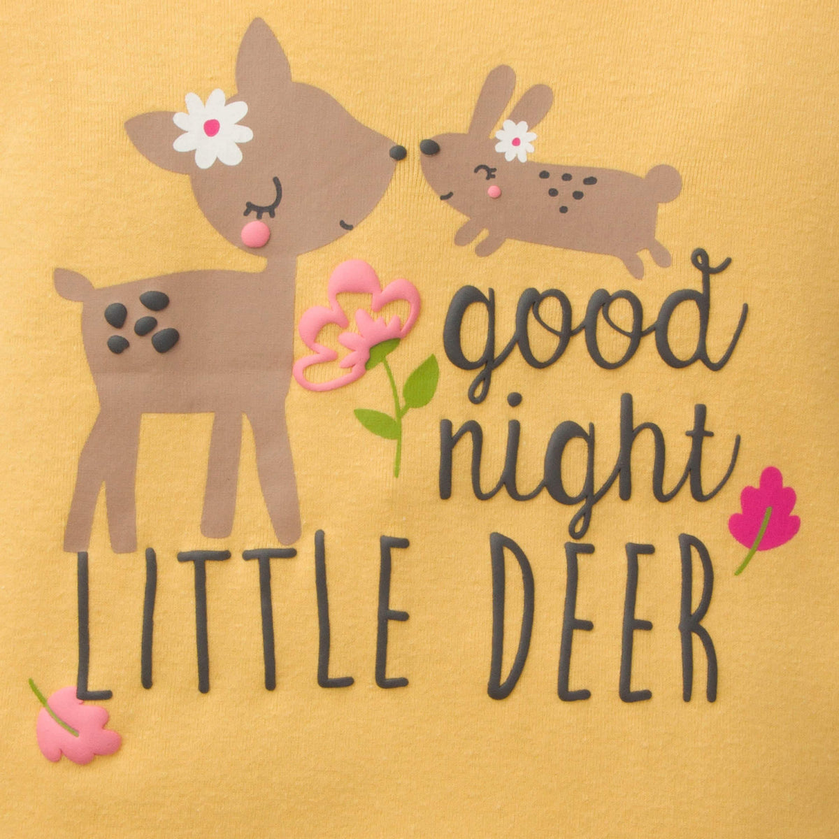4-Piece Infant & Toddler Girls Deer Snug Fit Cotton Pajamas-Gerber Childrenswear