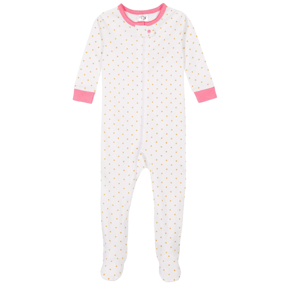 2-Pack Baby & Toddler Girls Dreams Snug Fit Footed Cotton Pajamas-Gerber Childrenswear
