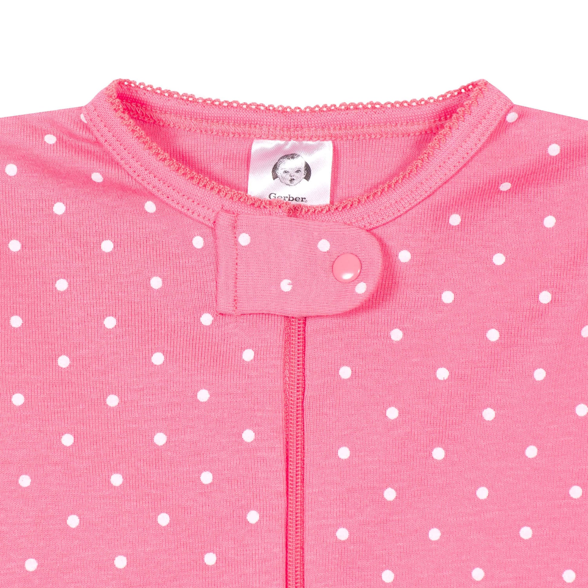 4-Pack Baby & Toddler Girls Unicorns & Cats Snug Fit Footed Cotton Pajamas-Gerber Childrenswear