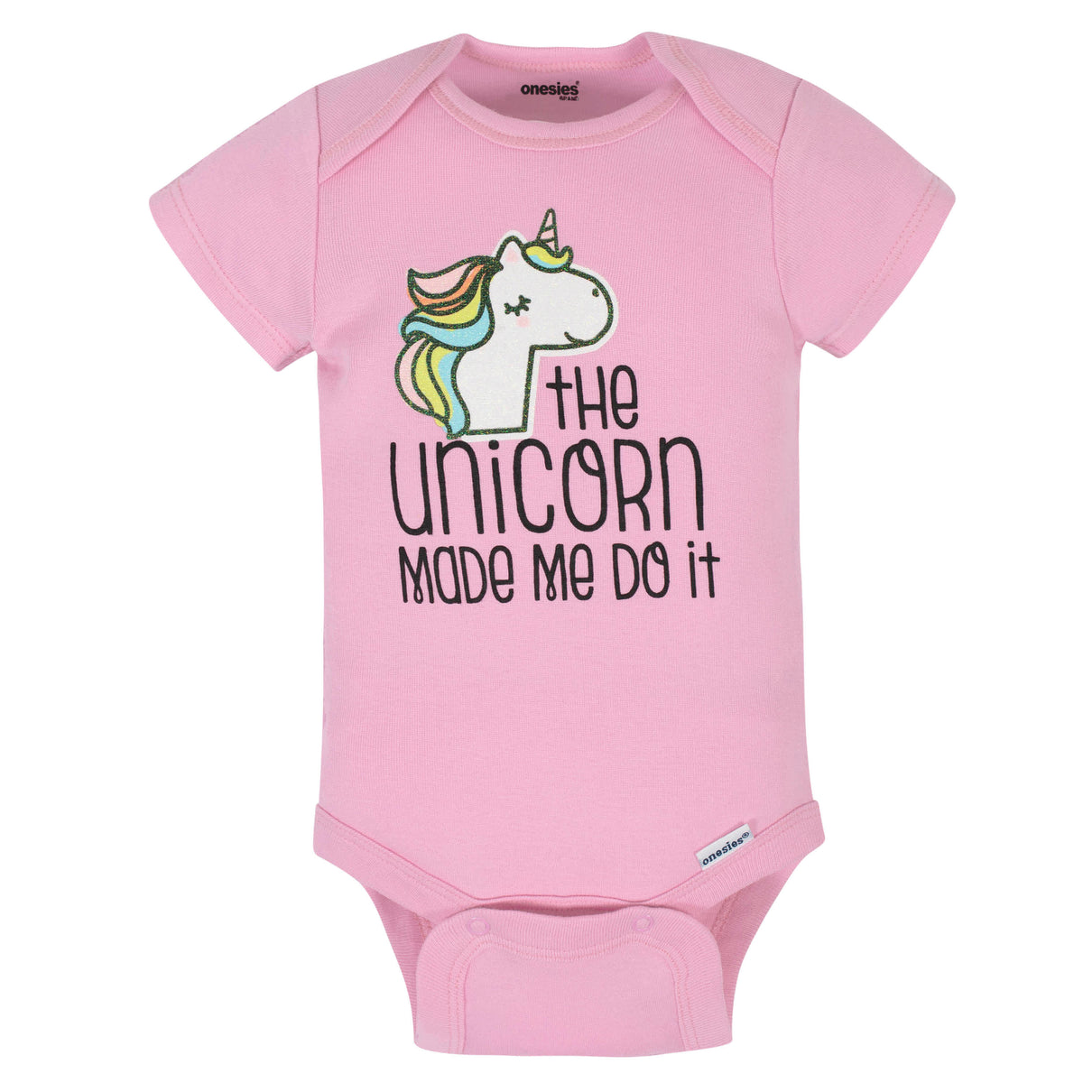 6-Piece Baby Girls Unicorn Onesies® Brand Bodysuits & Pants Set-Gerber Childrenswear