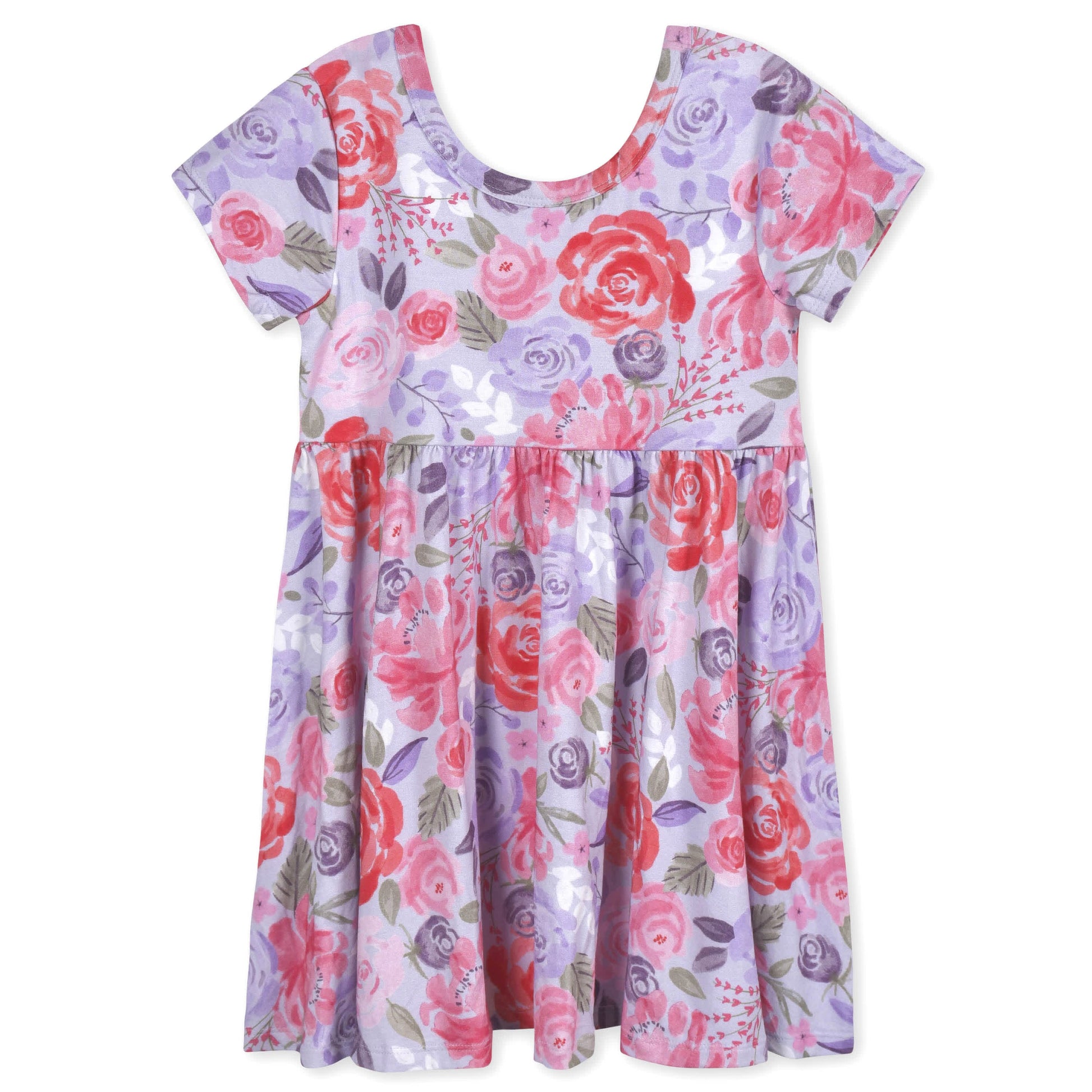 Infant & Toddler Girls Lilac Garden Buttery-Soft Viscose Made from Eucalyptus Twirl Dress
