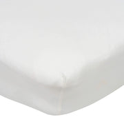 Neutral White Fitted Crib Sheet-Gerber Childrenswear